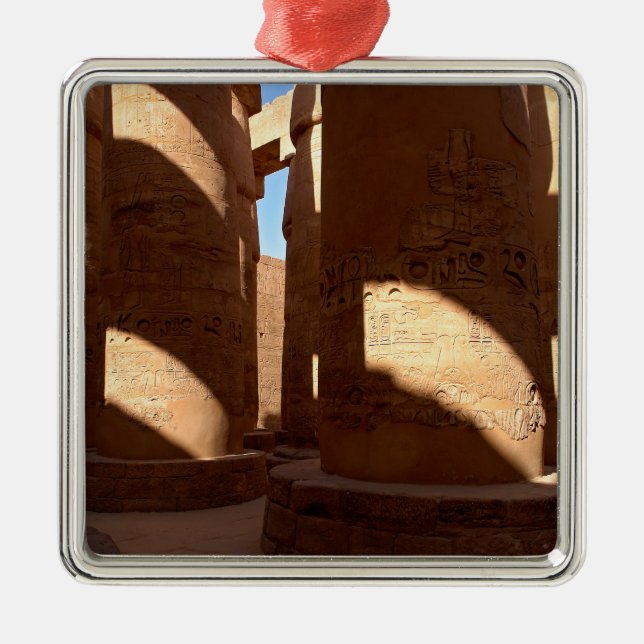 Karnak Temple - Luxor, Egypt Metal Ornament (Front)