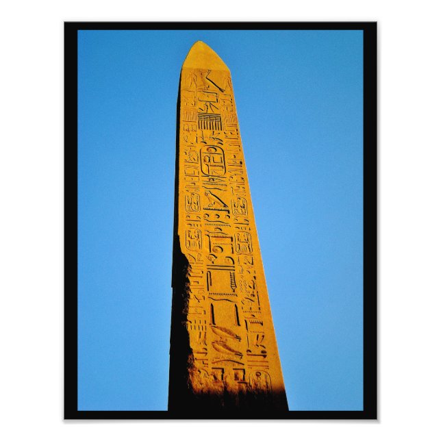 Karnak Temple Obelisk Photo Print (Front)