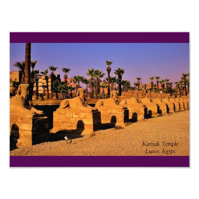 Karnak Temple Photo Print (Front)