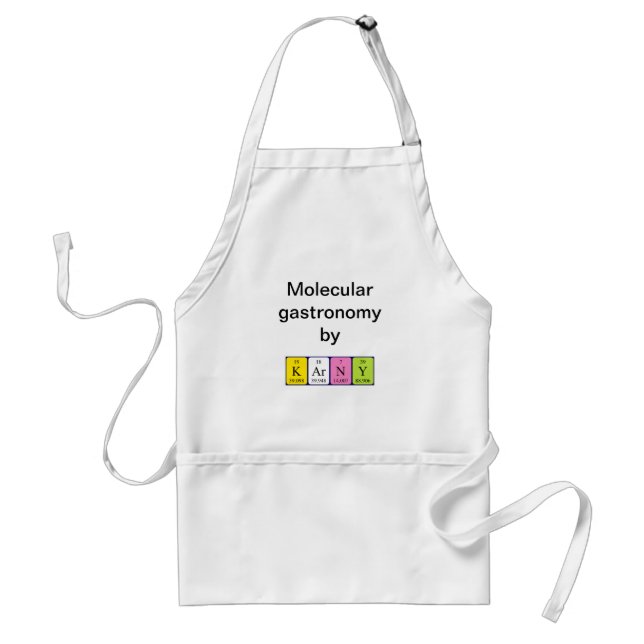 Karny periodic table name apron (Front)