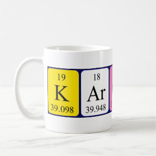 Karolin periodic table name mug