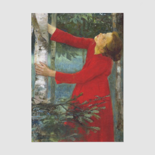 Károly Ferenczy - Birdsong Tissue Paper (Front)