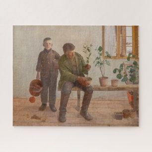 Károly Ferenczy - Gardeners Jigsaw Puzzle