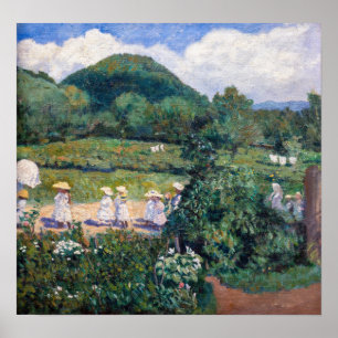 Károly Ferenczy - Picnic in May (Summer Day) Poster