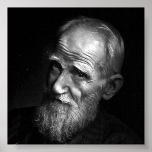 Karsh Photograph of George Bernard Shaw (1943) Poster