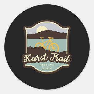 Karst Trail - Prairie Creek, Arkansas Classic Round Sticker