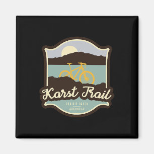 Karst Trail - Prairie Creek, Arkansas Magnet