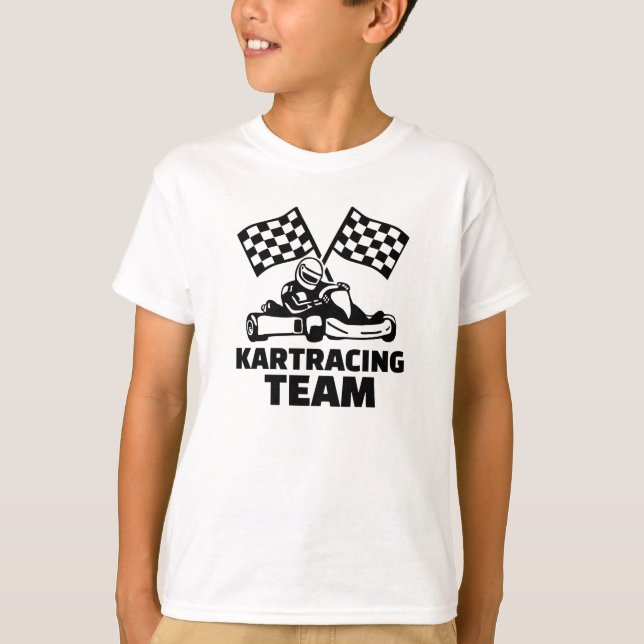 Kart racing team T-Shirt (Front)