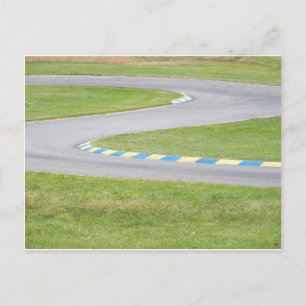 Kart Track Postcard