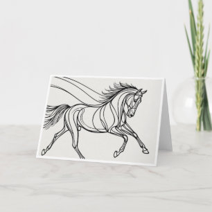 Karte Pferd Card