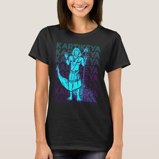 Kartikeya Hindu God Hindu Mythology Ancient God An T-Shirt (Front)