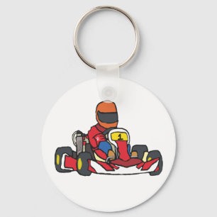 Karting Go-Kart Key Ring