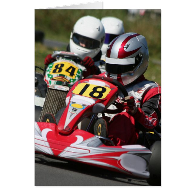 Karting karts minimax motor sport action racing (Front)