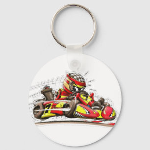 Karting Key Door Key Ring