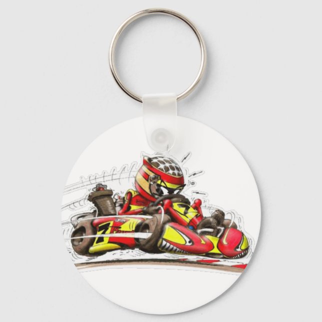 Karting Key Door Key Ring (Front)