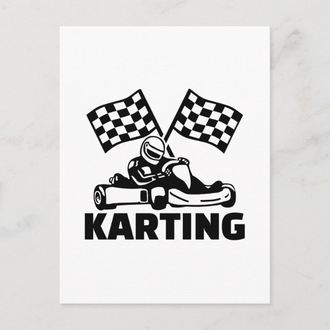 Karting Postcard (Front)