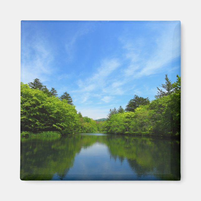 Karuizawa and Natsu no Kumobanoike Magnet (Front)