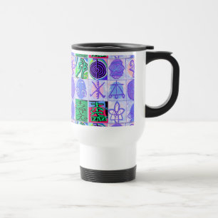 KARUNA Reiki Symbols : Artistic Rendering Travel Mug