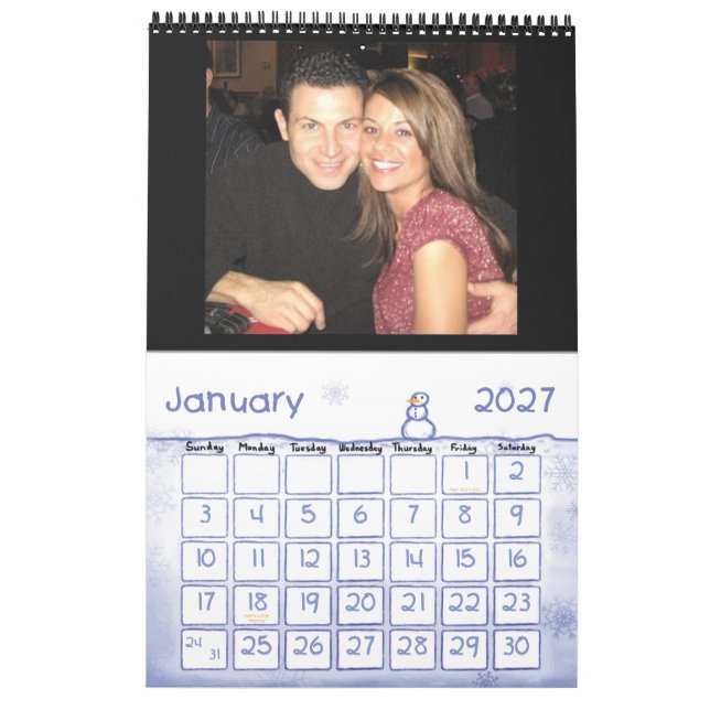 Karyn & Sal Our First Year Together Calendar (Jan 2027)