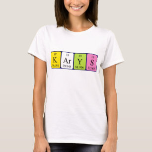 Karys periodic table name shirt