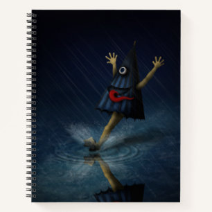 Kasa Obake Japanese Student Katakana Chart Notebook