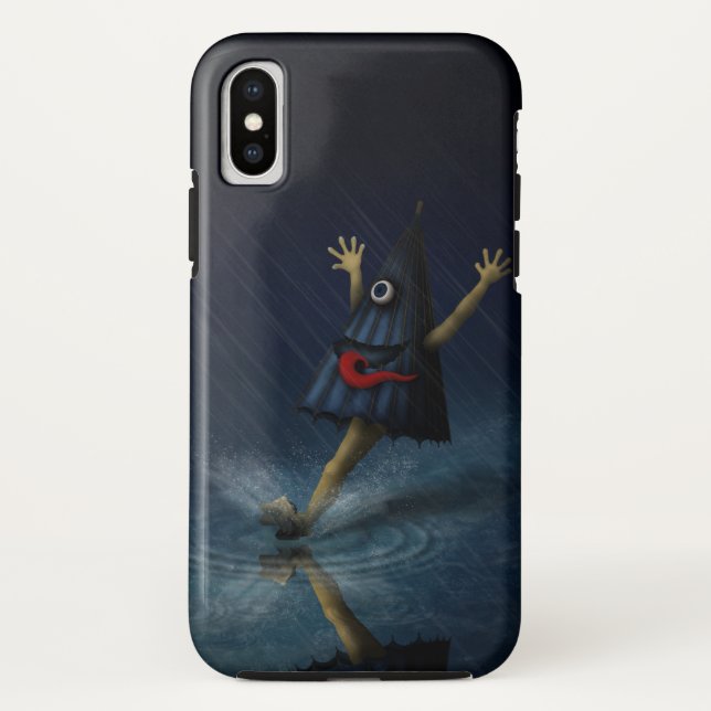 Kasa Obake Japanese Umbrella Ghost Rainy Day Case-Mate iPhone Case (Back)