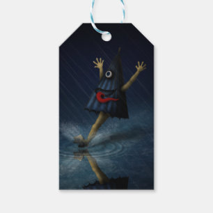 Kasa Obake Japanese Umbrella Ghost Rainy Day Gift Tags