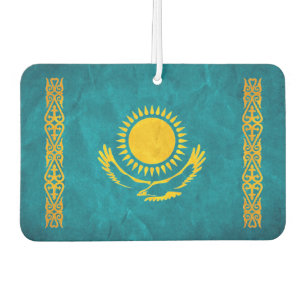 " Kasachstan: 1992/heute - Flaggen Design  Car Air Freshener