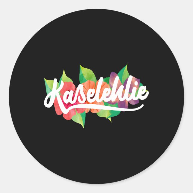 Kaselehlie Pohnpei Micronesia Classic Round Sticker (Front)