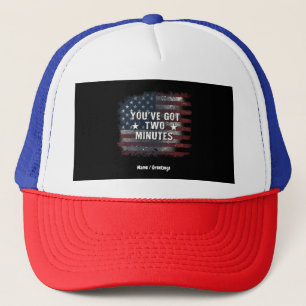 Kash Patel "You've Got Two Minutes" Interview Quot Trucker Hat