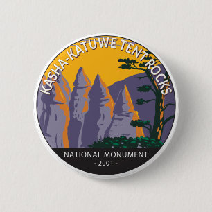 Kasha - Katuwe Tent Rocks National Monument 6 Cm Round Badge