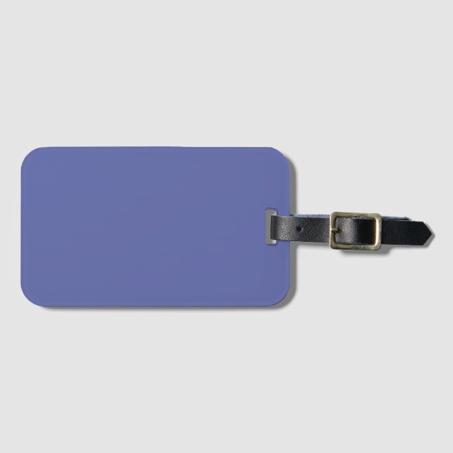Kashmir Blue Luggage Tag (Front Horizontal)