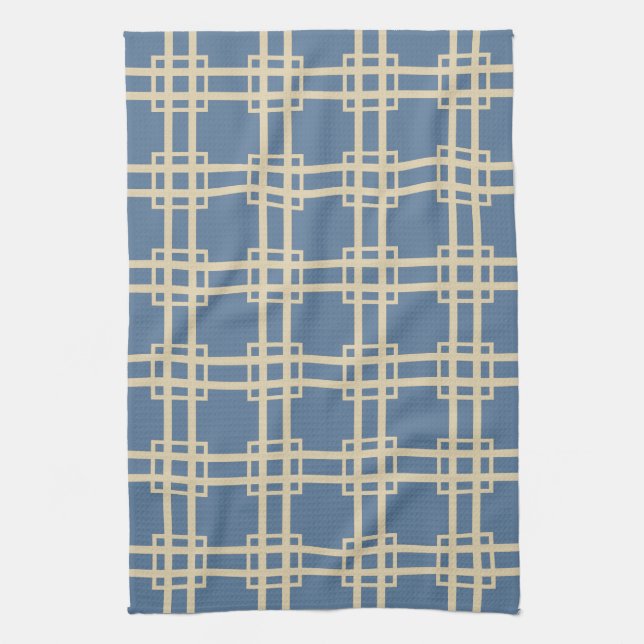 Kashmir Blue Spice Moods India Tea Towel (Vertical)