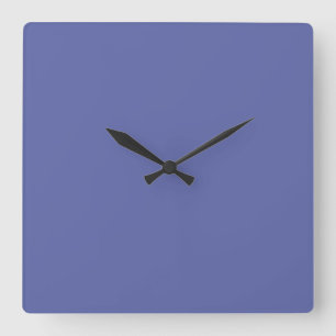 Kashmir Blue Square Wall Clock
