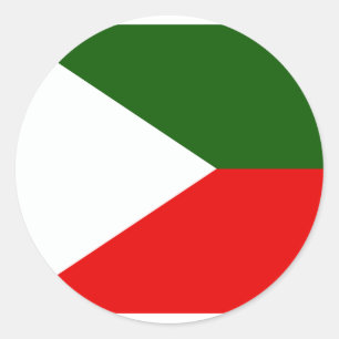 Kashmir Independent, India flag Classic Round Sticker