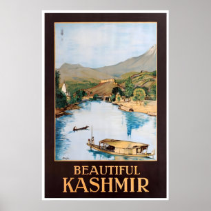 Kashmir Painting India Art Print Indian Vintage