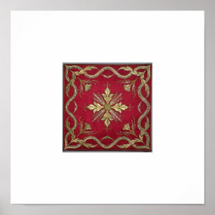 Kashmiri Embroidery Poster