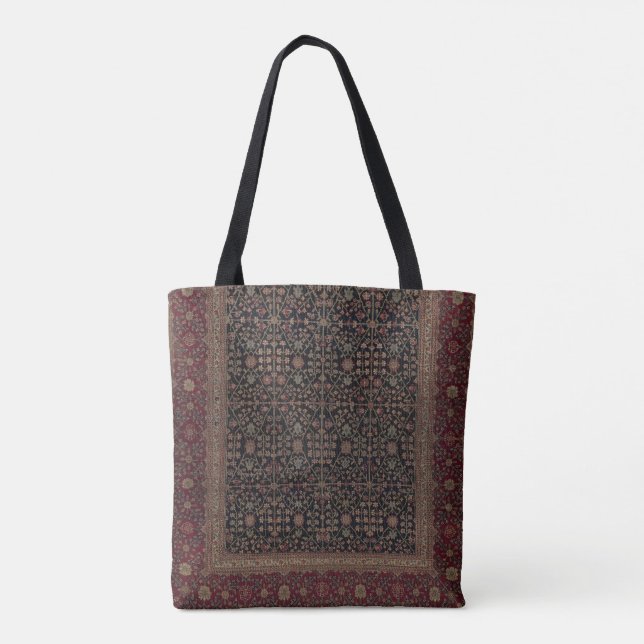 Kashmiri Millefleur Carpet Tote Bag (Back)