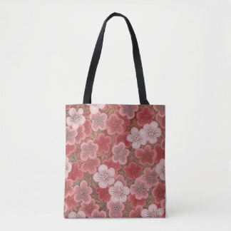 Kasho Sansui Japanese Vintage Pattern Tote Bag | M
