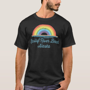 Kasilof River Beach Alaska Souvenir Graphic T-Shirt