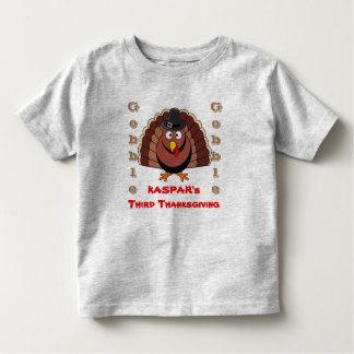Kaspar's Third Thanksgiving Toddler T-Shirt