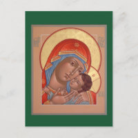 Kasperov Mother of God Prayer Card