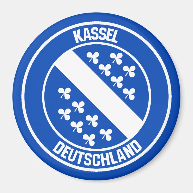 Kassel Round Emblem Magnet (Front)