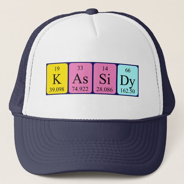 Kassidy periodic table name hat (Front)