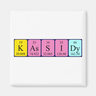 Kassidy periodic table name magnet