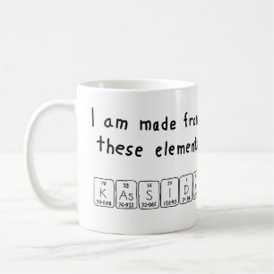 Kassidy periodic table name mug