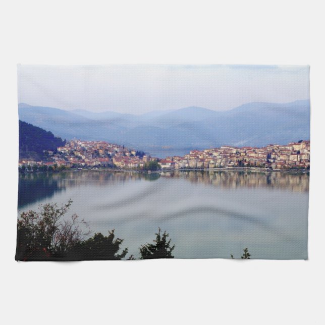Kastoria – Macedonia Tea Towel (Horizontal)