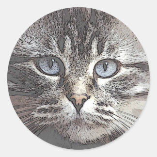kat4 classic round sticker