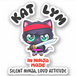 Kat Lym In Ninja Mode Black Cat