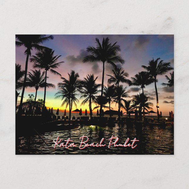 Kata Beach, Phuket, Thailand Postcard (Front)